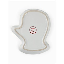 Блюдо сервировочное «Новогодняя сказка», 20×17.5×3 см, ручная работа