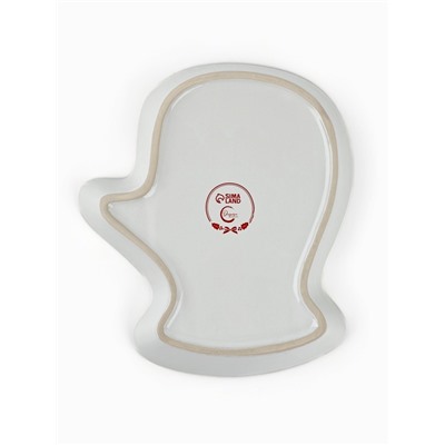 Блюдо сервировочное «Новогодняя сказка», 20×17.5×3 см, ручная работа