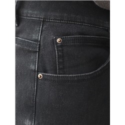 Джинсы утепленные прямые из эластичного денима с мягким флисом