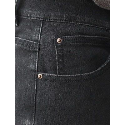 Джинсы утепленные прямые из эластичного денима с мягким флисом