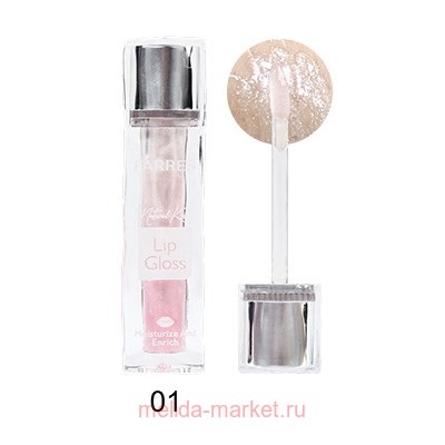 Farres Блеск для губ Жидкое стекло тон 01 перламутровый металик 5 мл 7213