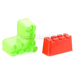 Набор для песка "Крепость"(формочки 2шт,ведро,совок 25см)