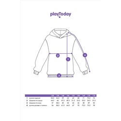 Толстовка PLAYTODAY, 1121399