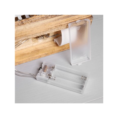 Фигура деревянная «Изба», 24×15×7 см, 3 LED, батарейки AAx2 (не в комплекте), свечение теплое белое