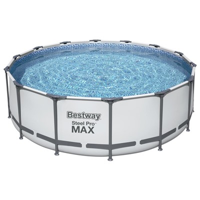Бассейн каркасный Bestway Steel Pro Max 5612X, 427×122, фильтр-насос, лестница, тент, круглый
