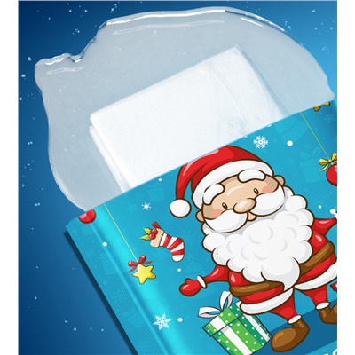 Тканевая маска для лица с гиалуроновой кислотой ДЕД МОРОЗ Sadoer