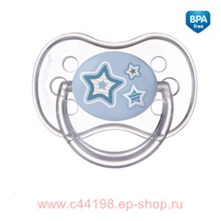 КАНПОЛ (CANPOL BABIES) СОСКА-ПУСТЫШКА СИЛИК СИММЕТР 6-18МЕС/ГОЛУБОЙ(с хранения, срок годности не ограничен)