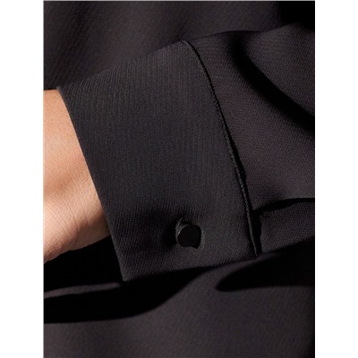 Блузка вечерняя из креп шифона с кружевом