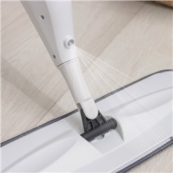 Швабра для мытья пола с распылителем Доляна, насадка из микрофибры 40×13 см, стальной черенок 125 см