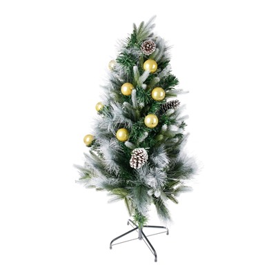 УЦЕНКА Ёлка фиброоптическая «Пушистая» 120 см d нижнего яруса 70 см, 100 веток, 8 режимов