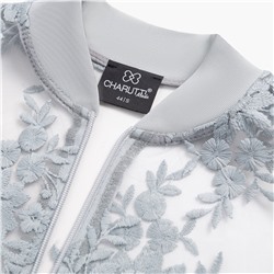 Бомбер с вышивкой, Роскошное решение (new)