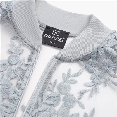 Бомбер с вышивкой, Роскошное решение (new)