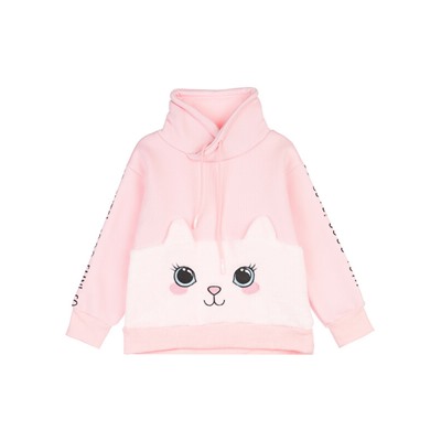 Толстовка с начесом для девочки