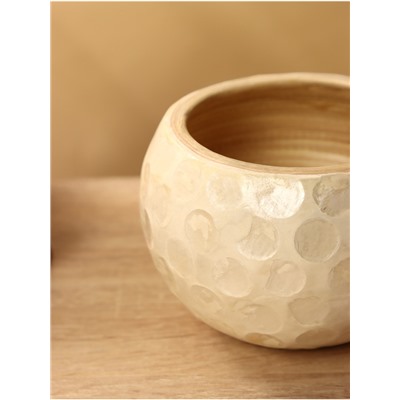 Банка для сыпучих продуктов, 11×11×9.5 см, бамбук
