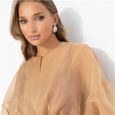 Жакет полупрозрачный, Вершина восхищения (песочный)