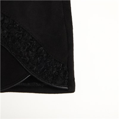 Перчатки женские, безразмерные, без утеплителя, чёрные