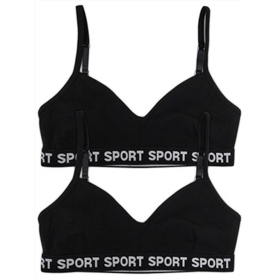 4026-02 Топ для девочки черный (BAYKAR)