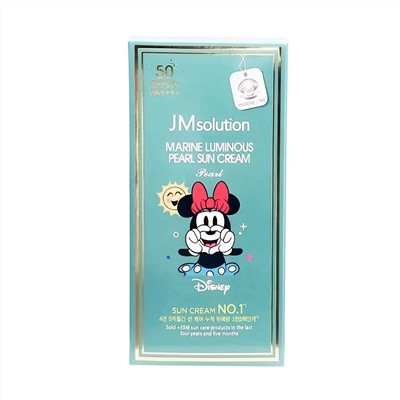 JMsolution Увлажняющий солнцезащитный крем с жемчугом / Marine Luminous Pearl Sun Cream Pearl SPF50+/PA++++ Disney Minnie, 50 мл 22566