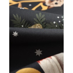 Набор салфеток сервировочных «Этель» Fairy tale, 4 шт., чёрные, 40×40 см