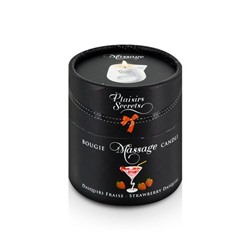Массажная свеча с ароматом клубничного дайкири Bougie de Massage Daikiri Fraise - 80 мл.