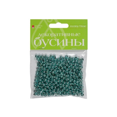 Бусины круглые МЕТАЛЛИЗИРОВАННЫЕ 5 мм 6 цв. 2-371/07 Альт