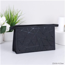 Косметичка 22х14,5х5 см / GENA-28 /уп 200/черная 690491