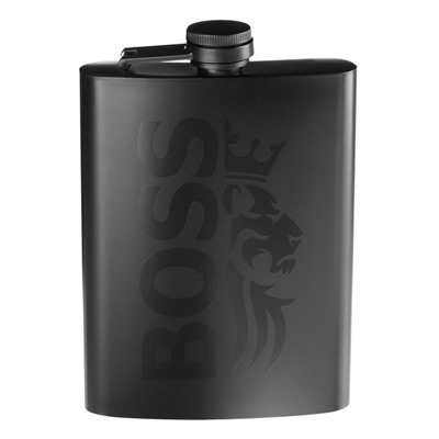 Фляжка BOSS, нержавеющая сталь, 240 мл, 8 oz