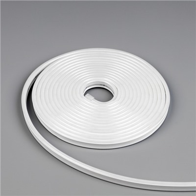 Гибкий неон Luazon Lighting 6×12 мм, IP65, 5 м, SMD2835, 120 LED/м, 12 В, свечение белое