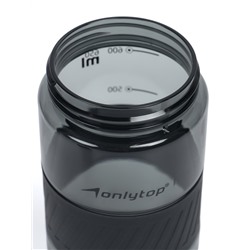 Бутылка для воды Onlytop, 650 мл, чёрная