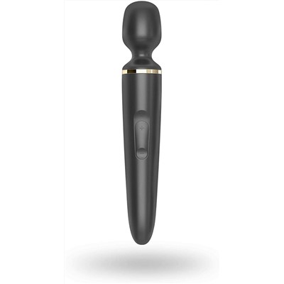 Черный вибратор Satisfyer Wand-er Woman