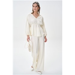 Брюки Маклен (молочный)