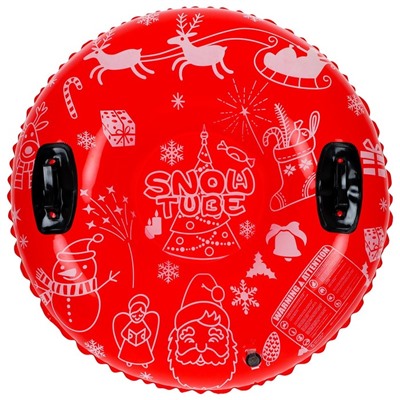 Тюбинг бескамерный надувной Winter Star, d=90 см, новогодний