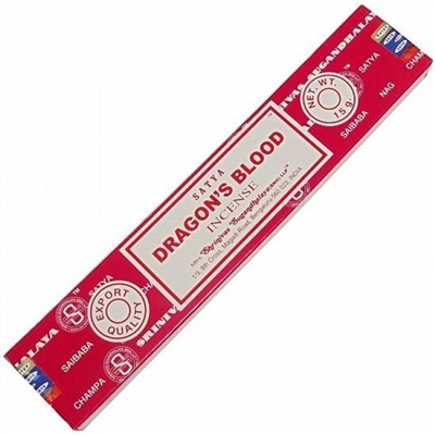 SATYA Бангалор Ароматические палочки Dragon Blood 15 г х 12 уп.