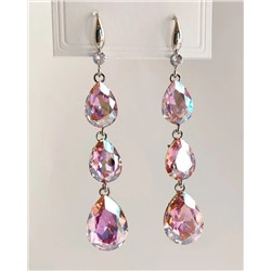 Серьги с чешскими кристаллами