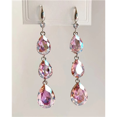 Серьги с чешскими кристаллами