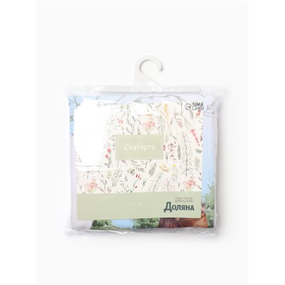 Скатерть Доляна Easter garden, 145×180 ± 3 см, 100% п/э