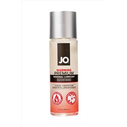 Возбуждающий лубрикант на силиконовой основе JO Personal Premium Lubricant  Warming - 60 мл.
