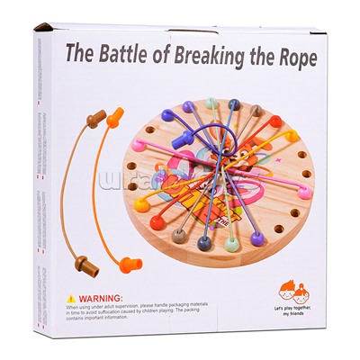 Игра развивающая "Развяжи шнурок"