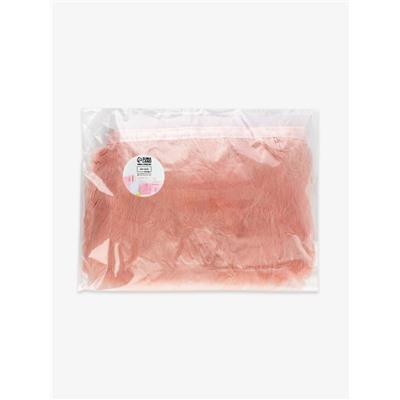 Перья марабу декоративные, на ленте, 8-10 см, 5±0.5 м, тёмно-бежевые