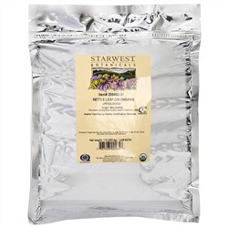 Starwest Botanicals, Лист крапивы, измельченный и просеянный, натуральный, 1 фунт