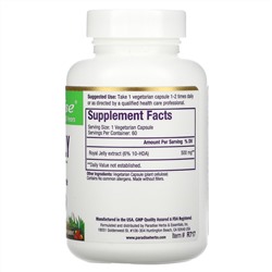 Paradise Herbs, Golden Emperor Royal Jelly, 60 Vegetarian Capsules