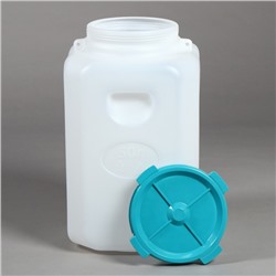 Бочка пищевая, 50 л, горловина 21.5 см, пластиковая, с крышкой