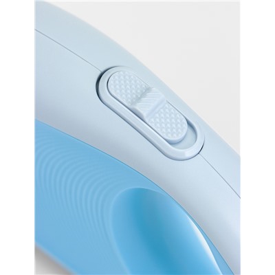 Рулетка - поводок для собак, лента 3 метра, голубая