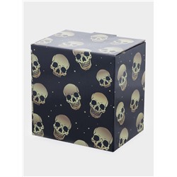 Пивная кружка «Череп. Хэллоуин», 350 мл, стекло, прозрачная