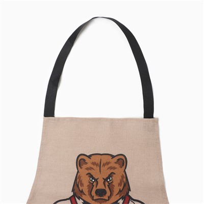 Кухонный набор «Доляна. Настоящий защитник» (3 предмета): фартук 70×60 см, прихватка 20×20 см, полотенце 35×60 см-2 шт.