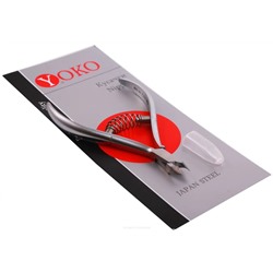 YOKO Кусачки маникюрные для кутикулы / Professional Quality SK 029, спиральная пружина, ручная заточка, 6 мм 2431