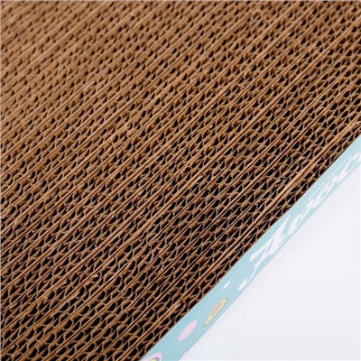 Когтеточка из картона Avocat волна, 45.5×19×3.5 см