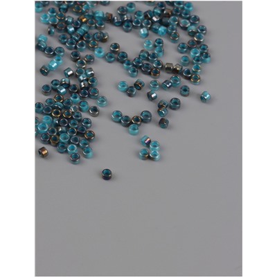 Бисер стекло 9/0 «Цилиндры. Морская волна» двухцветный, не выцветает 450 г