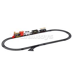 Железная дорога "Ретро поезд - Гражданский состав" в коробке