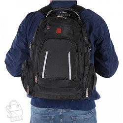Рюкзак мужской текстильный 1877W black Whiff